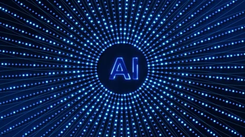 AI Core Network for Agentic Automation and Intelligent Computing Stock Footage 342623622