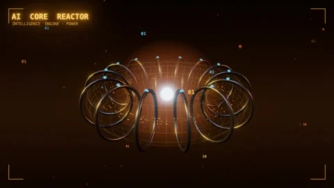 Ai core reactor tokamak containment Stock Footage 339999777