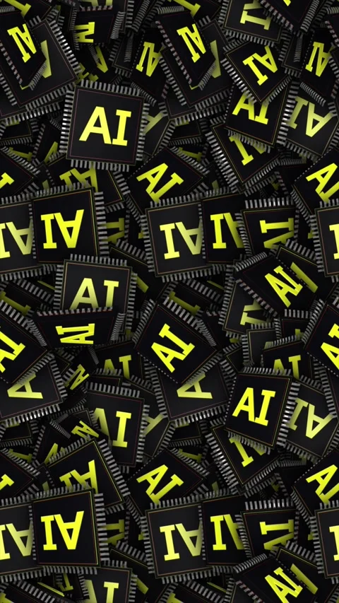 AI CPU Animation Background, Loop 库存影片 332779516