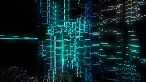 AI Cube 1920x1080 Vidéo 158693596