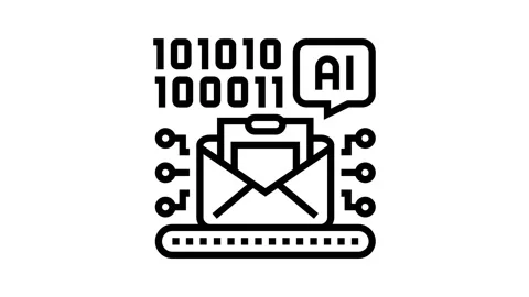 Ai customization marketing line icon animation Stock Footage 326136452