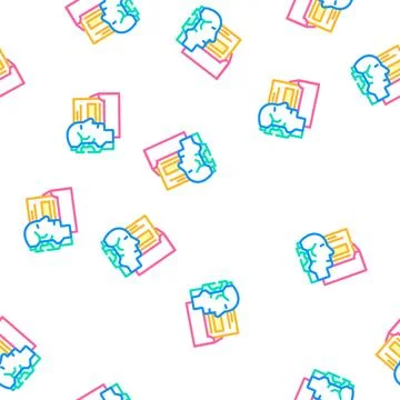 Ai customization vector seamless pattern Stockillustratie