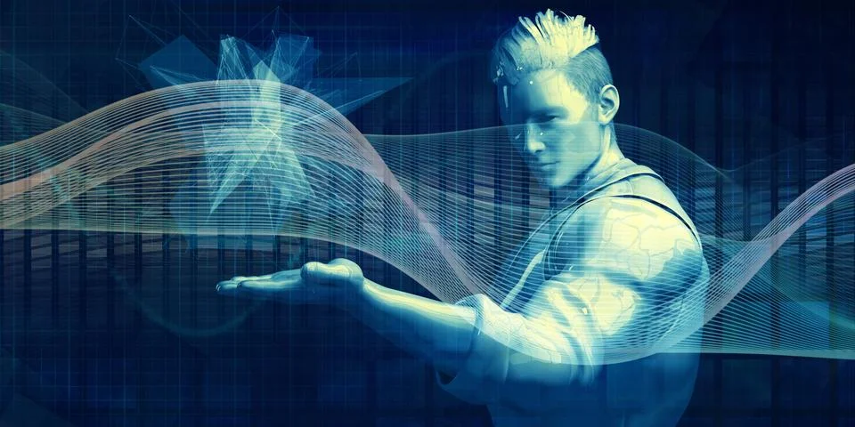 AI Data Analytics Background for Corporate Intelligence Stockillustratie