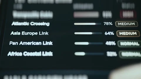 AI Data Center Alert Management Interface Stock Footage 340141423