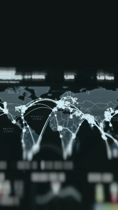 AI Data Center Demand Forecast Interface Stock Footage 340142268