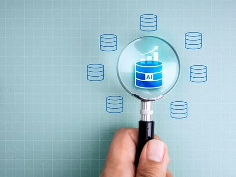 AI Data center growth, increased demand for digital infrastructure, and sma.. Stock Photos