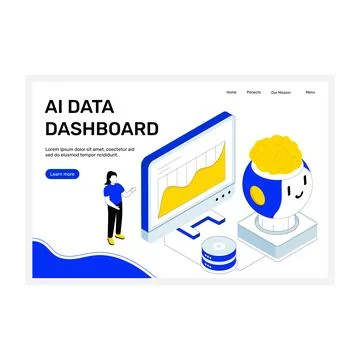 Ai Data Dashboard イラスト素材