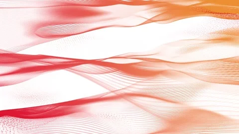 AI Data Flow Red Particle Wave Background Loop Motion Graphics 4K Vídeo Stock 334991941