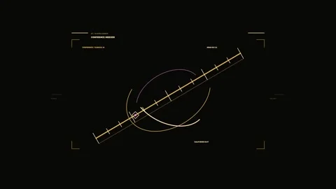 AI Data Intelligence Confidence Index HUD Seamless Loop Stock Footage 342176690