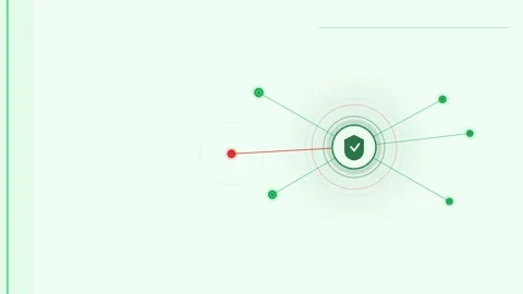 AI Data Poisoning Detected forest green cybersecurity 4K Stock Footage 342618102