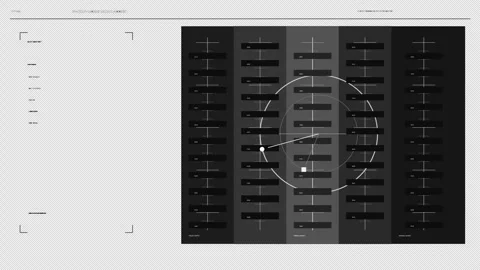 AI Data Processing Operator Interface Seamless Loop Stock Footage 342191718