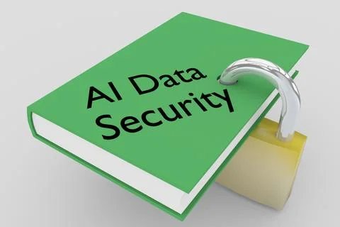 AI Data Security concept Stock Illustration