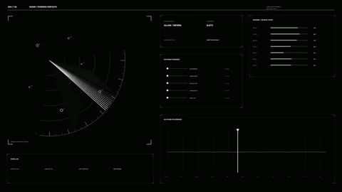 AI Decision Audit Telemetry Panel Seamless Loop Stock Footage 342186262