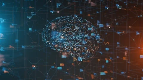 AI Deep Learning Artificial Intelligence Neural Networks Predictive Analytics Stock Footage 303562209