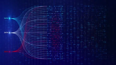 AI deep learning machine learning algorithm Neural flow network analytics Stock Footage 313723239