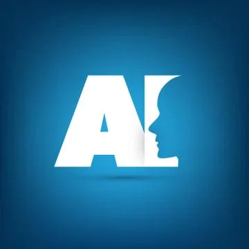 AI, Deep Machine Learning and Future Technology Concept Design Stock Illustration