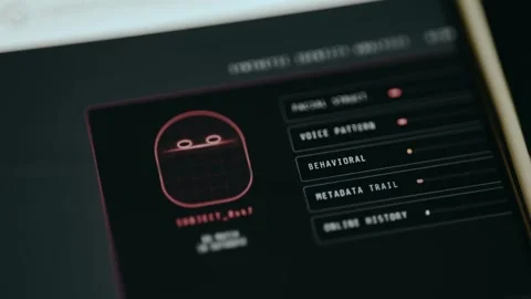 AI deepfake detection tool for synthetic persona Stock Footage 333374259