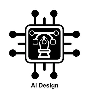 AI design editable creative technology icon design. Stock Illustration