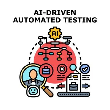 Ai driven automated testing system improving software quality 库存插图