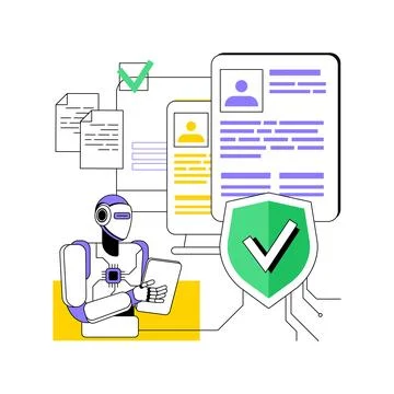 AI-Driven Policy Recommendations abstract concept vector illustration. Stock Illustration