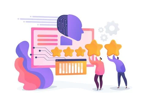 AI-Enabled Product or Service Enhancements abstract concept vector illustration. Illustrazione stock