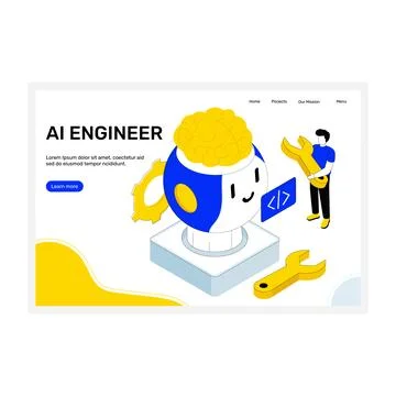 Ai Engineer Stock Illustration