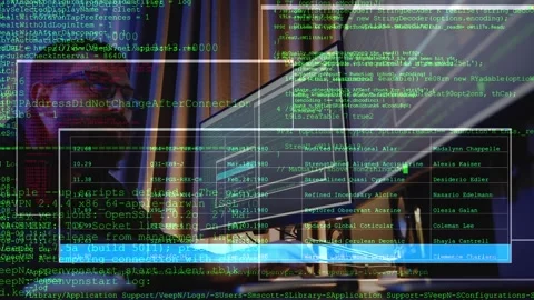 AI Engineer Working With Large Language Models Stock Footage 340665536
