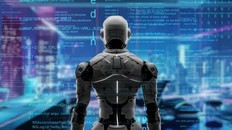 AI engineering in action. Artificial intelligence algorithm for marketing LISP 스톡 동영상 264022248