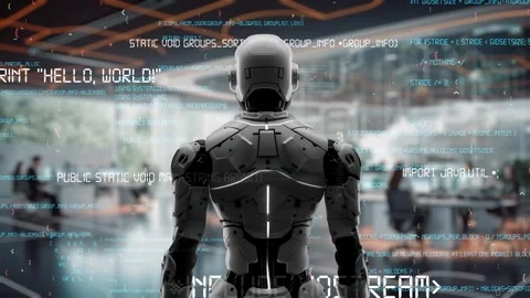 AI engineering in action. Artificial intelligence algorithm for marketing LISP 스톡 동영상 265185671