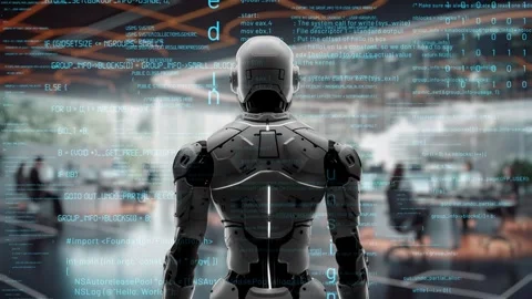 AI engineering in action. Artificial intelligence algorithm for marketing LISP 스톡 동영상 266328477