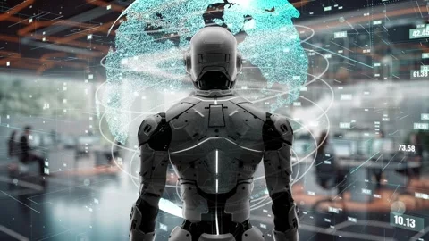 AI engineering in action. Artificial intelligence algorithm for marketing LISP 스톡 동영상 266330253