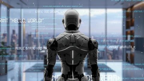 AI engineering in action. Artificial intelligence algorithm for marketing LISP 스톡 동영상 267170366