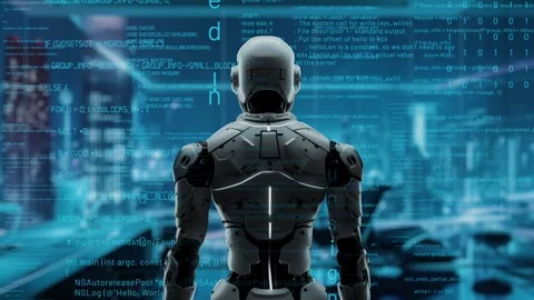 AI engineering in action. Artificial intelligence algorithm for marketing LISP 스톡 동영상 268547930