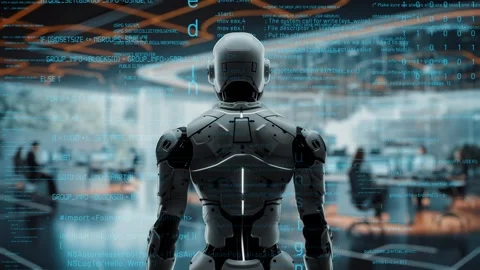 AI engineering in action. Artificial intelligence algorithm for marketing LISP 스톡 동영상 270379348