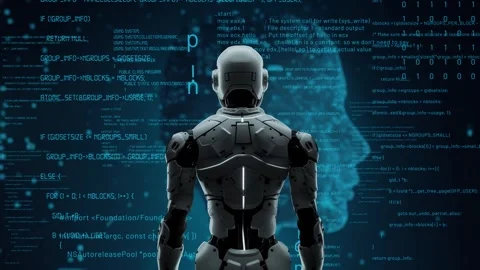 AI engineering in action. Artificial intelligence algorithm for marketing LISP 스톡 동영상 270515622