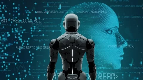 AI engineering in action. Artificial intelligence algorithm for marketing LISP 스톡 동영상 271024698