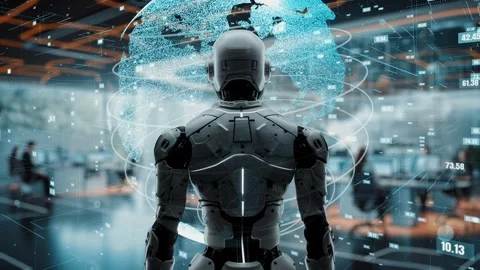 AI engineering in action. Artificial intelligence algorithm for marketing LISP 스톡 동영상 271117316