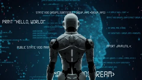 AI engineering in action. Artificial intelligence algorithm for marketing LISP 스톡 동영상 272288401