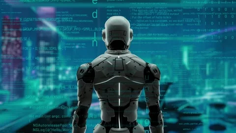 AI engineering in action. Artificial intelligence algorithm for marketing LISP 스톡 동영상 274027897