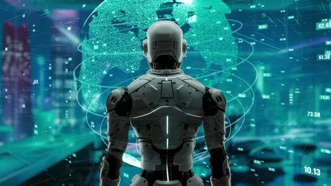 AI engineering in action. Artificial intelligence algorithm for marketing LISP 스톡 동영상 274414518