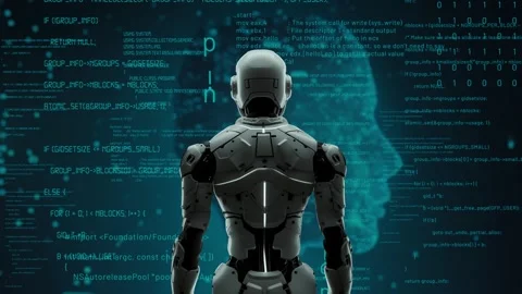 AI engineering in action. Artificial intelligence algorithm for marketing LISP 스톡 동영상 275087485