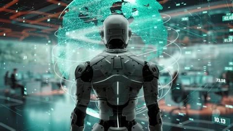 AI engineering in action. Artificial intelligence algorithm for marketing LISP 스톡 동영상 275721793