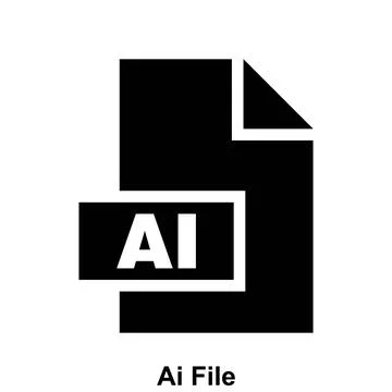 AI file editable digital technology icon design. Stock Illustration