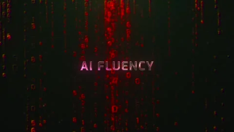AI Fluency Digital Hacker Program Coding  Futuristic Hacking Codes Backgroun Stock Footage 317050304