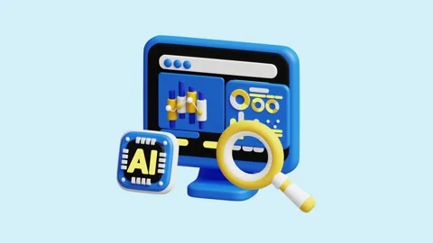 AI in Fraud Detection 3D Animated Concept. Stock Footage 289454397
