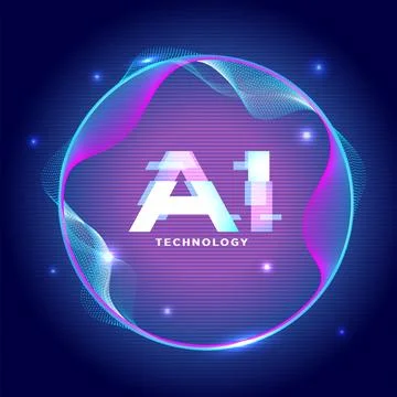 AI Future Design Concept for Creative Inspiration Stock Illustration