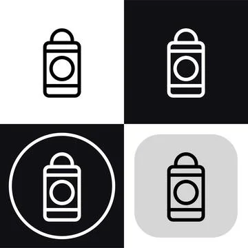 AI Gear Icon: Artificial Intelligence Technology Settings Symbol 库存插图