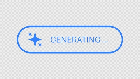 Ai Generate Button Animation. artificial intelligence Animation Transparent 4K Stock Footage 297018627