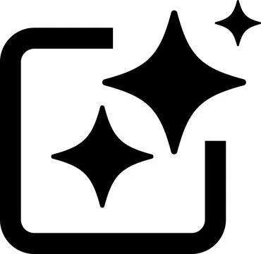 AI generate icon Artificial intelligence technology machine symbol Stock Illustration