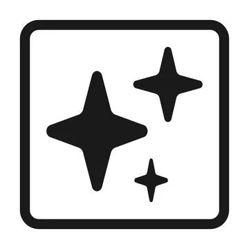 AI Generate Icon Button Vector 스톡 일러스트